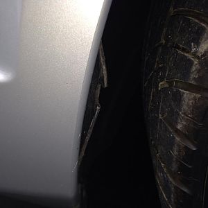 This is after I pulled it off the wheel.