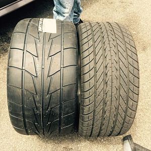 315/35/17 rear 275/40/17 front