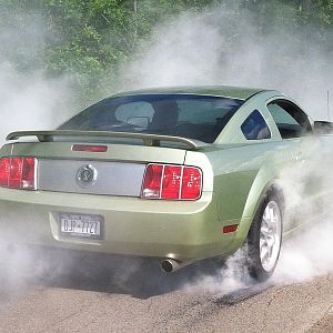 Finishing off some old tires