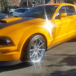 Christmas Carbon Fiber rockers installed 01/03/16