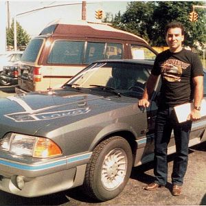 1987 Mustang GT bought new in 1987. Park Inn Ford from Roger Fonnest