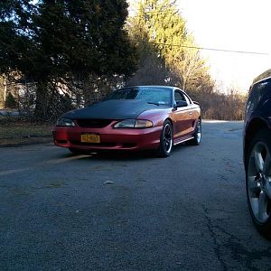 brandy black wheels driveway