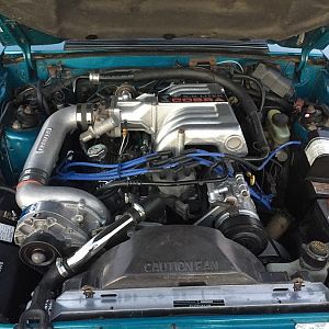 93 SVT engine compartment.