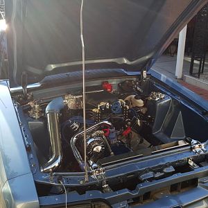 Sun going down. And the engine bay is fully detailed