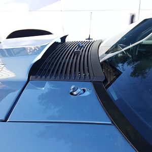 Brand new cowl grill installed.