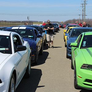 IMG 0225  Waiting to get in the Glen