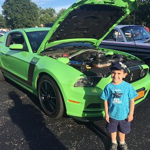 My son's favorite color...