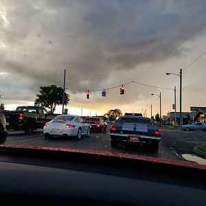 Rainy night on Woodward Ave.