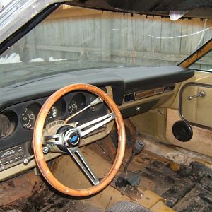 new dash cap and steering wheel