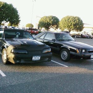 my stang with an 85 gt