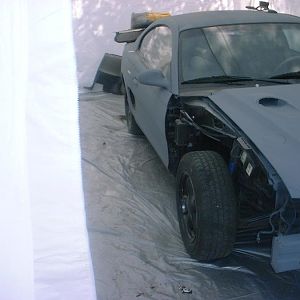 awaiting paint and power house