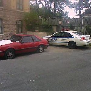 Where ever there's a stang always a cop trailing behind. .bitches