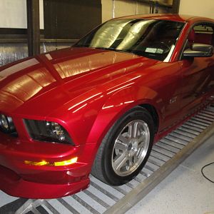 10.10.2009 Kyles car pulling off Dyno