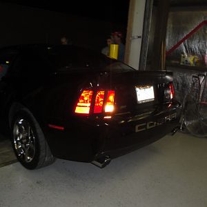 10.10.2009 Backing my car up onto the Dyno