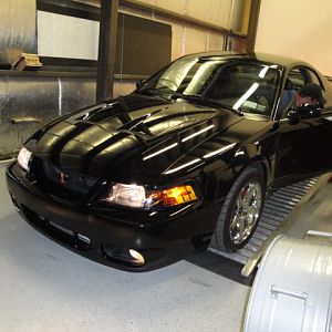 10.10.2009 Backing my car up onto the Dyno