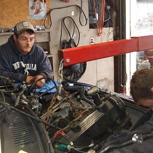 someone forgot to undo the tranny line clips.....hmmmmm