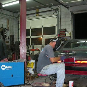 Filling the trunk lock