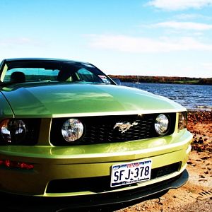 new GT500 chin spoiler