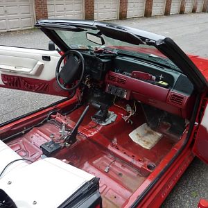 Cleaning up the floor