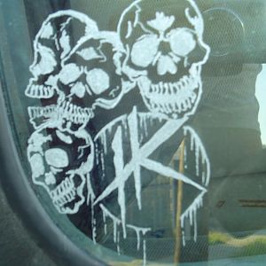 an engraving i did on a 40 ford