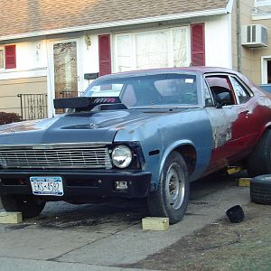 one week later, jan 3rd, i managed to piece the car back together with the help of a few friends. car ran great after a few oil changes. took it out t