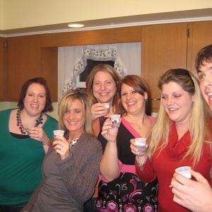 Delicious peppermint shots