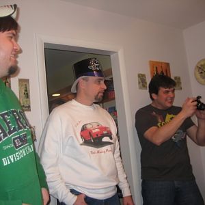 Todd playing with the camera "IT HAS FOOD MODE"