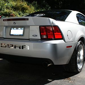 Cobra rear just washed 9-19-09
