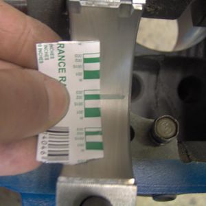 Perfect .002" clearance on all journals