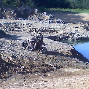 the lake we made lol took a couple week ends