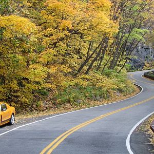 This road is the most enjoyable on weekday mornings.